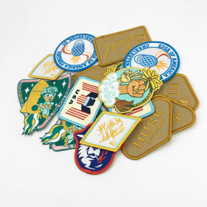 Patchs brodés personnalisés, peler <span class=keywords><strong>et</strong></span> coller, support, fer personnalisé sur patchs de broderie - Product Image 4