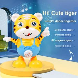 2024 Tốt Nhất Bán Phim Hoạt Hình Con Hổ Thỏ Nhảy Múa Đồ Chơi Với Đèn Và Âm Nhạc Giáo Dục Sớm Âm Nhạc Đồ Chơi - Product Image 2