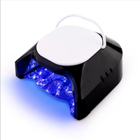 Lampe à ongles UV LED sans fil rechargeable professionnelle à faible chaleur, personnalisée, 86W, avec poignée