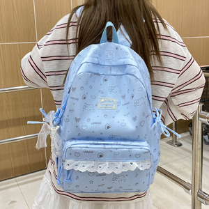 Mochila simple para estudiantes, bolso de hombro duradero y resistente al desgaste para el estudio diario en el campus y viajes - Product Image 6