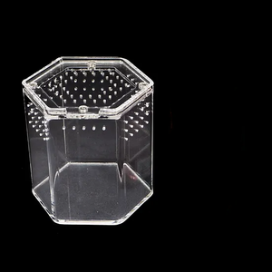 Tùy chỉnh rõ ràng hình lục giác hình Acrylic bò sát Terrarium Acrylic Tarantula Thùng - Product Image 3