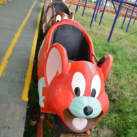 Le parc d'attractions le plus vendu monte des manèges passionnants 180m de montagnes russes de souris folle à vendre