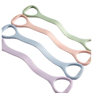 Bande de résistance élastique en forme d'8, 20 lb, tension moyenne, pour fitness, mise en forme du corps, yoga, entraînement de force, unisexe - Product Image 3