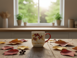 <b>Ceramic</b> <b>Cup</b> 480Ml Floral Design Retro Style Heat Resistant Home Use - Product Image 2