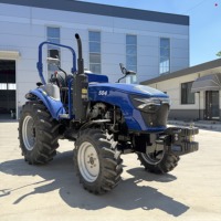 Tracteur agricole compact Euro 5 de haute qualité, neuf et économique, 50 CV, avec chargeur et faucheuse à disques, fabriqué en Chine pour l'agriculture