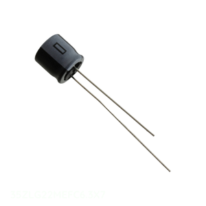 Original 22 uF Through Hole 35ZLG22MEFC6.3X7 CAP ALUM 22UF 20% 35V RADIAL TH Capacitor - Product Image 1