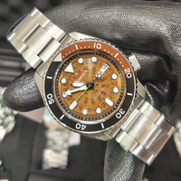 Jam Tangan Pria Baru dari Baja Tahan Karat - Jam Tangan Mekanis Otomatis Tahan Air dengan Dial Penunjuk Bercahaya yang Sporty dan Trendy.