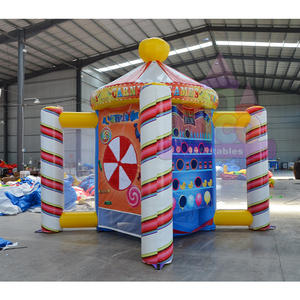 Jeu gonflable de carnaval 4-en-1 - Tic Tac Toe/Couleurs/Tir à la fléchette - Matériel PVC géant pour enfants et adultes - Garantie 3 ans - Product Image 4