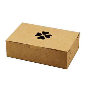 Fast Food descartável Paper <span class=keywords><strong>Box</strong></span> Food Grade Kraft Papelão e PET Salada e <span class=keywords><strong>Burger</strong></span> Impresso Impressão Offset Manipulado - Product Image 5