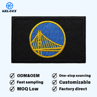 KUAIQIU Écusson thermocollant en tissu sergé de haute qualité pour casquette d'équipe, broderie informatique, basketball, football, baseball
