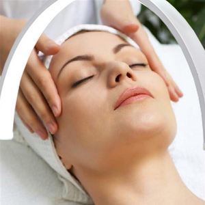 Lampada da Terra LED ad Arco Lunare Semicircolare Regolabile 30W 23 Pollici con Telecomando Wireless Temperatura Colore Regolabile 3000K-6000K 2000LM <span class=keywords><strong>Max</strong></span> - Product Image 1