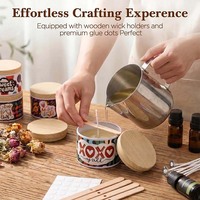 Offre Spéciale – Boîte à bougie vide en métal rond noir mat/blanc de 4 oz/8 oz, sans soudure, pour bougies en cire de soja, avec couvercle et autocollant, idéale pour le bricolage