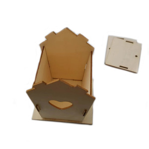 Maison en <span class=keywords><strong>bois</strong></span> découpe ornements arbre <span class=keywords><strong>de</strong></span> noël maison <span class=keywords><strong>de</strong></span> bricolage en <span class=keywords><strong>bois</strong></span> avec cordes ensemble <span class=keywords><strong>de</strong></span> puzzle 3d - Product Image 2