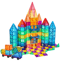 Juego Educativo de 100 Piezas de Bloques de Construcción Magnéticos Ecológicos de 32 mm para Niños - Juguete de Construcción 3D