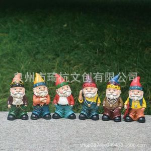 Elf Figurine Set Outdoor Garden Decor Synthetic Resin <b>Dolls</b> For Living Room Balcony Courtyard Gift - Product Image 1