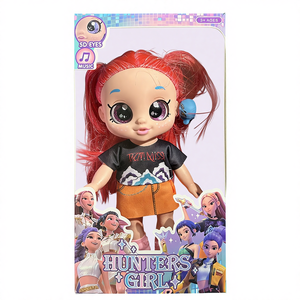 폭발적인 인기 크로스보더 10인치 K- 마녀 사냥단 PVC 5D 눈 음악 미니 타이거 타이드 플레이 인형 6 - Product Image 1