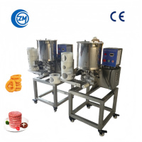 Machine automatique de fabrication de galettes de burger avec papier à burger pour la préparation de galettes de viande carrées, certification CE