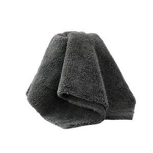 70%Polyester 30%Polyamide Car Ultra Thick Absorbent Fast Drying Edgeless Microfiber Towel
