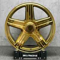 Jantes Bku forgées 5x120.65 pour Chevrolet Camaro RS Z28 IROC-Z Corvette C5 C6 C7 Chrome Or 18 19 20 pouces Jantes en alliage concaves