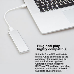 Yeni USB3.0 M.<span class=keywords><strong>2</strong></span> Mobil NGFF Katı Hal Sabit Disk Kutusu Mobil Sabit Disk Kutusu Alüminyum Alaşımlı Yüksek Hızlı Harici Kutu - Product Image 3