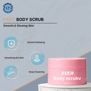 Gommage Corporel Bio aux Fruits et Herbes Marque Blanche, Exfoliant à la Vitamine C, Boue de Guimauve, Sans Sulfate, à la Glycérine, pour Tous Types de Peau - Product Image 1