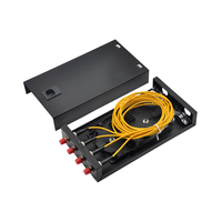 Kotak Terminal Serat Optik FTTH GSM IP20 Berbahan Logam dengan 4 8 12 Port TB Optical Fiber Fusion Splicing Thickened FC SC LC ST