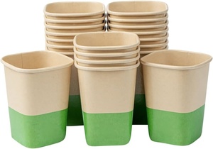 Gobelet en papier carré à paroi simple, épaissi, personnalisé, vente en gros à prix réduit - Product Image 4