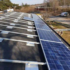 알루미늄 태양 광 플래싱 마운트 키트 태양 광 지붕 지붕 지붕 마운트 키트 아스팔트 대상 태양 전지 패널 장착 시스템