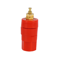 Poteau de borne hexagonal en cuivre pur, amplificateur de haut-parleur, poteau de borne audio, poteau de borne 220V