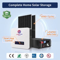 Système de stockage d'énergie solaire autonome 5KW 10KW 15KW 20KW pour usage domestique PV jour/nuit avec onduleur haute fréquence et batterie AC CE