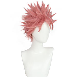 Peluca de Cosplay de Anime <span class=keywords><strong>Fairy</strong></span> <span class=keywords><strong>Tail</strong></span>, <span class=keywords><strong>Natsu</strong></span> Dragneel, AOKG-074 - Product Image 4