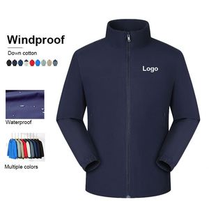 Nouvelle veste de luxe pour homme, coupe-vent, à capuche, en polyester, pour moto, randonnée, décontractée, col roulé - Product Image 4