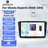 DUDUAUTO DUDU7 A7870 YL888 Autoradio Multimédia Lecteur Audio GPS Car-Play Dual GPS DTS pour Skoda Superb 2 Gods 2008-2015