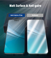 Protecteur d'écran Matt Hydrogel Film de protection de téléphone anti-rayures de réparation automatique pour iPhone 16 15 Film TPU pour Samsung Galaxy S24