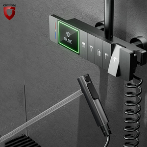 Ensemble <span class=keywords><strong>de</strong></span> <span class=keywords><strong>douche</strong></span> intelligent <span class=keywords><strong>pour</strong></span> hôtel avec affichage numérique LED, robinets thermostatiques, système <span class=keywords><strong>de</strong></span> <span class=keywords><strong>douche</strong></span> pluie mural <span class=keywords><strong>de</strong></span> luxe, colonne <span class=keywords><strong>de</strong></span> <span class=keywords><strong>douche</strong></span> - Product Image 1