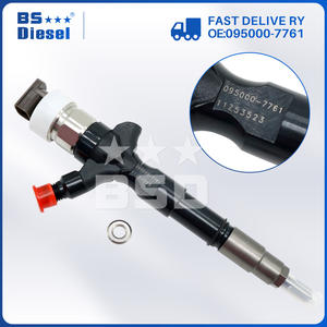 หัวฉีดคอมมอนเรลใหม่เอี่ยม 23670-30300 23670-0L010 หัวฉีดน้ำมันเชื้อเพลิง 095000-7761 สำหรับรถยนต์โตโยต้า ไฮลักซ์ 2KD ไฮเอซ 2.5D 2KD-FTV - Product Image 2