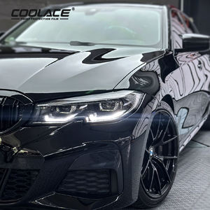 Factory Wholesale Coolace Self Healing Car Wrapping Film Glossy Black PPF Paint Protection Film TPU Car <strong>Wrap</strong> 1.52*15m For Car - Product Image 4