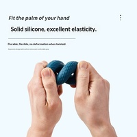 Anillo de Agarre de Silicona de Doble Resistencia, Fortalecedor de Manos Profesional para Hombres y Mujeres, Bola de Fuerza para Rehabilitación y Entrenamiento de Dedos
