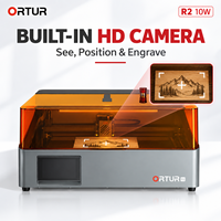 Appareil de marquage laser compact Ortur R2 1,3W IR 10W 20W, mini-outil de gravure pour artisanat, gravure, découpe du bois et du métal