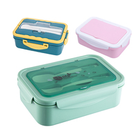 Loncheras Para Ninos Conteneur De Stockage En Plastique Chauffé Tiffin Boîte À Lunch Bentobox Boîte À Lunch Fabricant Enfants Snack Boîte À Lunch