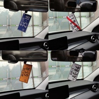 JDM Culture Automobile Modifiant Les Plaques D'immatriculation Rétroviseur Aromathérapie Pendentif Désodorisant