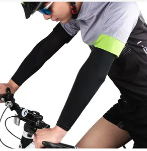 Nueva manga de seda de hielo protector solar manguito UV protección solar mangas de brazo antideslizante hombres mujeres guantes largos al aire libre deporte fresco ciclismo