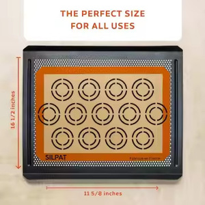 Chủ tiệm đề nghị 42*29.5cm <span class=keywords><strong>Silicone</strong></span> Macaron pad cho <span class=keywords><strong>Baking</strong></span> <span class=keywords><strong>Cookie</strong></span> đậu Biscuit Mat cho <span class=keywords><strong>Baking</strong></span> & Pastry công cụ - Product Image 3