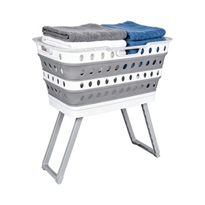 Panier à linge pliable, corbeille à linge sale pliable pour la salle de bain, la chambre à coucher, le rangement à domicile - Product Image 5