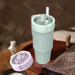 Tapas de Repuesto para Vasos Térmicos, de Silicona de Grado Alimenticio, Antiderrames, para Vasos de Viaje, Venta Caliente en TikTok - Product Image 5