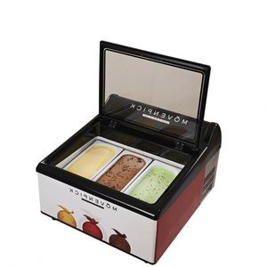 Portátil pantalla eléctrica <span class=keywords><strong>pequeña</strong></span> encimera helado refrigerados mostrar congelador - Product Image 2