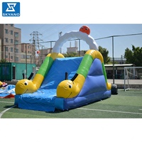 Parc gonflable commercial sec/toboggan aquatique Toboggan gonflable pour enfants toboggan gonflable