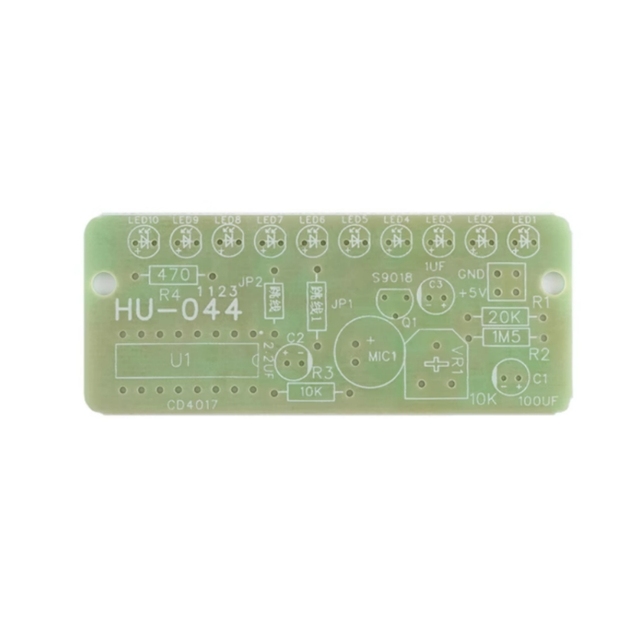 HU-044 Bluetooth speaker kit DIY electronic module production with voice control spectrum display