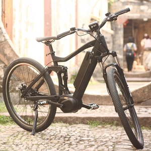 mid drive 48V 500W SUSPENSIÓN COMPLETA bicicleta de montaña eléctrica (<span class=keywords><strong>e</strong></span> MTB)/bicicleta eléctrica 2017 Enduro - Product Image 1
