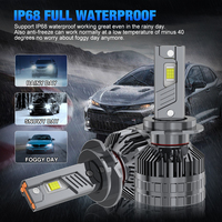 200W 40000LM Led de alta potencia H1 H4 H7 H8 H11 Focos Luces Bombilla de luz de coche 9005 9006 9012 Bombillas de faros de automóviles